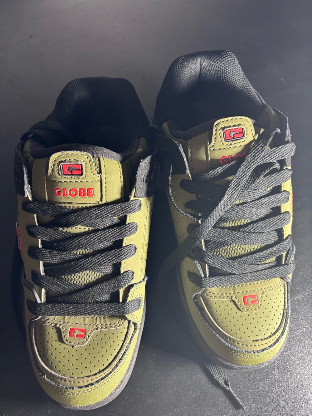 Globe Men's Olive Green and Black Skate Sneakers
